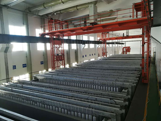 الجودة  1000 Ton Manual Anodizing Production Line 10µM - 12µM Micron مصنع