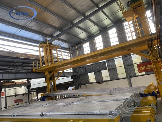 سعر جيد 12000T / سنة طاقة خط المعالجة السطحية لملفات الألومنيوم متصل