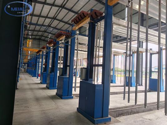 سعر جيد Customized Design Horizontal Anodizing Line Equipment for Construction Aluminum Profiles Compatible with Max. Workpiece Size 8500 متصل