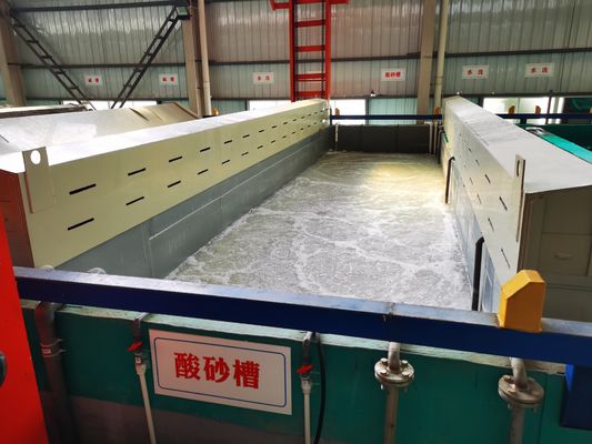 3000T / شهر خط إنتاج أنودة الطاقة عملية الوضع الأفقي U