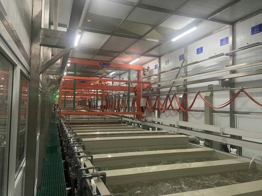 2000 طن/شهر معدات الأنودة اليدوية AC220V - 50 هرتز قوة التحكم