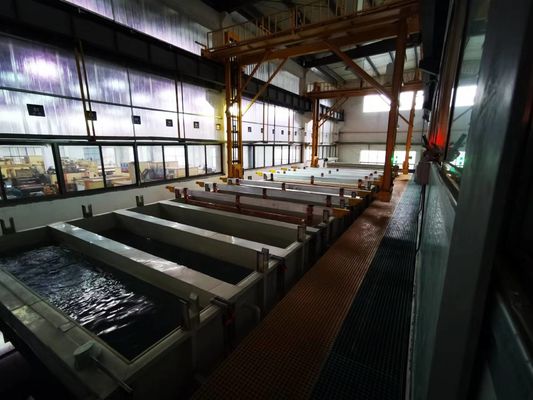 عملية معالجة خط إنتاج الأنودة الأوتوماتيكية 650 طن / شهر