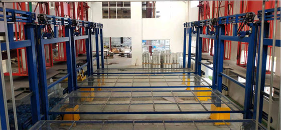 خط الأنودة الآلي بالطاقة يعالج خط الأنودة الأفقي