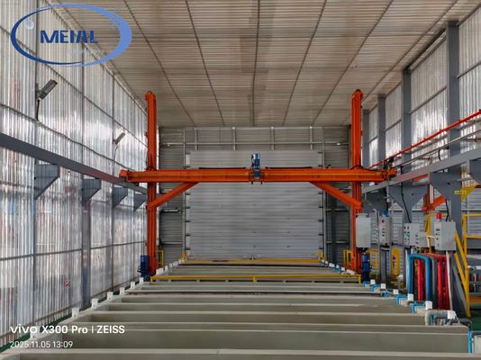 سعر جيد Horizontal Anodizing Production Line with 5-15μm Film Thickness Uniformity and ±0.5℃ Temperature Precision الانترنت