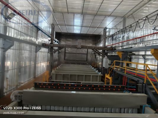 سعر جيد خط إنتاج مفرج 500T / M مخصص لملفات الأبواب والنوافذ الراقية مع طاقة الغاز الطبيعي الانترنت