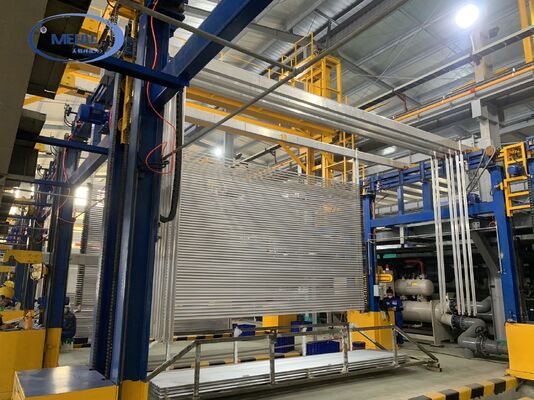 سعر جيد خط إنتاج ألومنيوم احترافي بسعة 2000 طن/شهر للأنودة للألومنيوم 6063 و 6061 بتصميم مخصص الانترنت