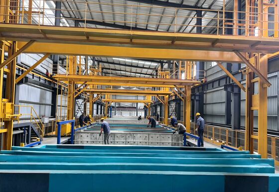 سعر جيد خط تجميد أفقي ذكي مع 750T / الشهر الخروج 6500mm الحد الأقصى لطول الملف الشخصي و 8-12μm سمك فيلم الانترنت