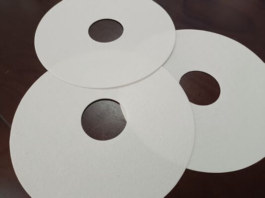 سعر جيد Acid-Resistant Stack Filter Ring Filter Paper with Center Hole for Anodizing Tank Customizable Outer Diameter متصل